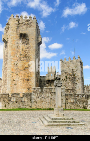 Das Castelo du Sabugal, Sabugal, Guarda, Portugal Stockfoto