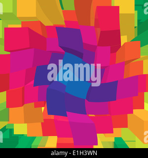 bunte abstrakte magischen Hintergrund Stockfoto