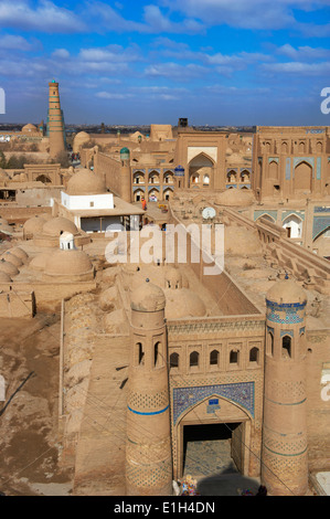 Usbekistan, Chiwa, UNESCO-Welterbe, Osten Tür Stockfoto