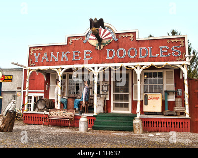 Yankee-Doodles Souvenir-Shop in der Nähe von Slyvan Beach, New York Stockfoto