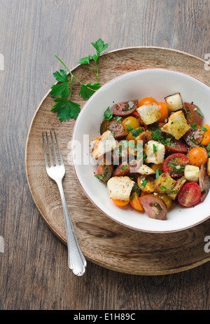 Tomaten-Salat Stockfoto