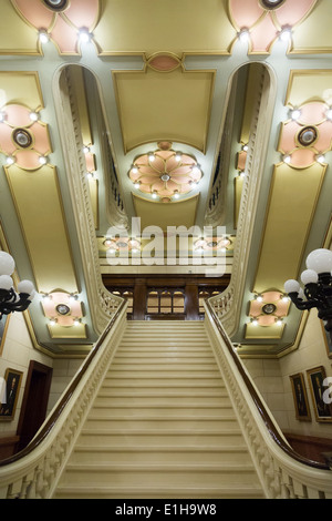 Die Freitreppe, die Freimaurer-Tempel, Philadelphia, Pennsylvania, USA Stockfoto