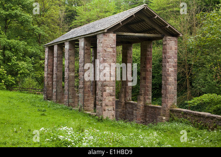 Lagerhalle in The Howk, Caldbeck, Cumbria Stockfoto