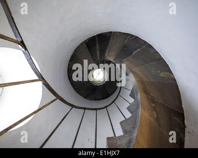 Innenraum, neue Leuchtturm Faro de Fuencaliente, Los Quemados, La Palma, Kanarische Inseln, Spanien Stockfoto