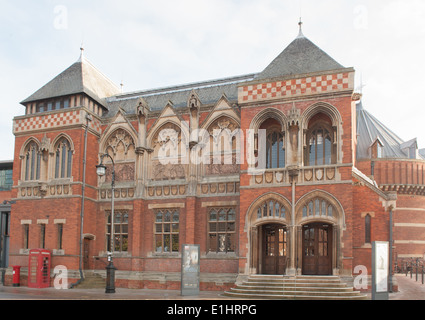 Der Eingang zum Theater "The Swan" Der Royal Shakespeare Company in Stratford upon Avon, Warwickshire, England, Großbritannien Stockfoto