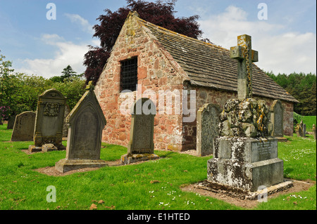 Lindsay Gruft, Edzell, Angus, Schottland. Stockfoto