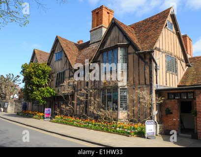 Hall's Croft, Haus von William Shakespeares Tochter Susanna und ihrem Ehemann Dr. John Hall in Stratford upon Avon, Warwickshire, England, Großbritannien Stockfoto