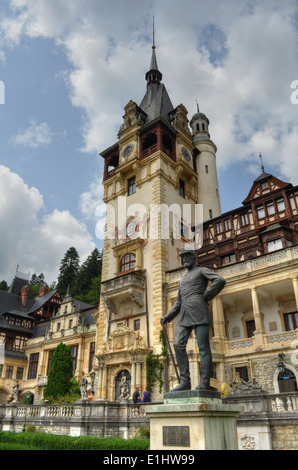Schloss Peles, Sinaia, Rumänien Stockfoto