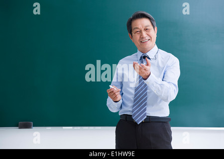 Professor Unterricht im Klassenzimmer Stockfoto
