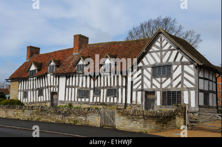 Mary Arden, Mutter von William Shakespeare, Bauernhaus in Wilmcote, Stratford-upon-Avon, Warwickshire, The Midlands, England, UK Stockfoto