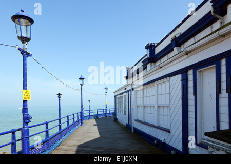 Detailansicht von Eastbourne Pier Stockfoto