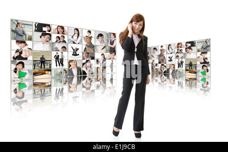 Business-Konferenzen und internationale Kommunikation Stockfoto