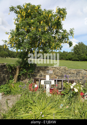 Das Grab des Fliegers im ashdown-Wald im Osten von sussex Stockfoto