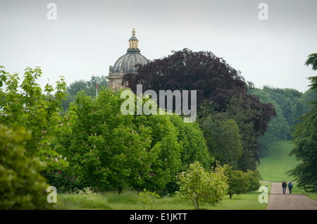 Castle Howard, North Yorkshire, England UK. Juni 2014 Castle Howard ist ein stattliches Haus in North Yorkshire, England. Stockfoto