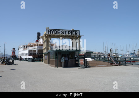 Hyde Street Pier, San Francisco Stockfoto