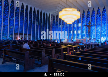 Brasilia Brasilien Santuario Dom Bosco Kirche Stockfoto