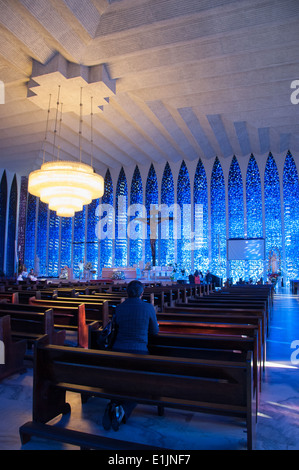 Brasilia Brasilien Santuario Dom Bosco Kirche Stockfoto