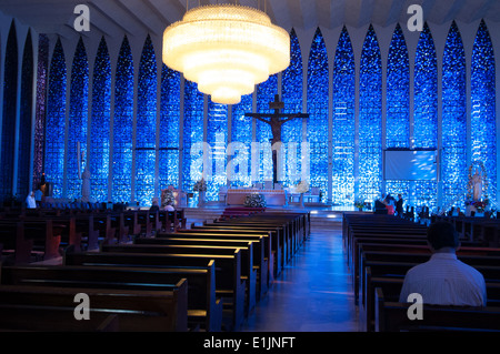 Brasilia Brasilien Santuario Dom Bosco Kirche Stockfoto