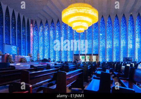 Brasilia Brasilien Santuario Dom Bosco Kirche Stockfoto