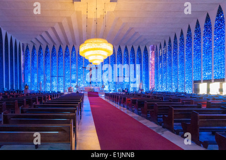 Brasilia Brasilien Santuario Dom Bosco Kirche Stockfoto