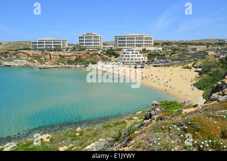 Madisson Blu Resort & Spa Hotel, Golden Bay (Il-Mixquqa), Northern District, Malta Majjistral Region, Republik Malta Stockfoto