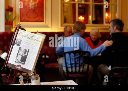 Sacher CafŽ, Vienna Stockfoto