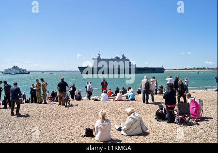 Portsmouth, Hampshire, UK. 05. Juni, 2014.HNLMS Johan de Witt (L801). Bildnachweis: Scott Carruthers/Alamy Live-Nachrichten Stockfoto