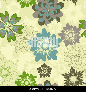 florale Tapete Stockfoto