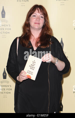 Eimear McBride ankommen für die Baileys-Frauen-Preis für Fiction Awards, in der Royal Festival Hall, London. 04/06/2014/Picture alliance Stockfoto