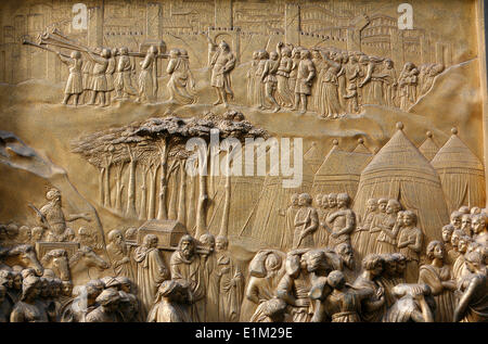 Baptisterium San Giovanni.  Tor des Paradieses.  Mauern von Jericho Stockfoto