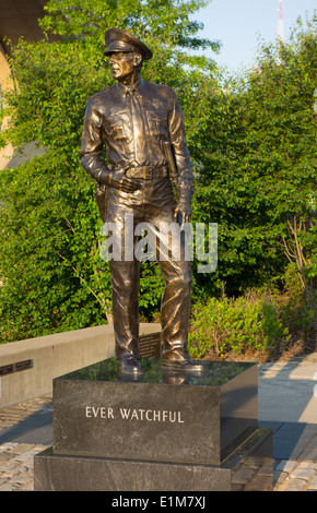 Law Durchsetzung Offiziere Denkmal in Pittsburgh PA Stockfoto