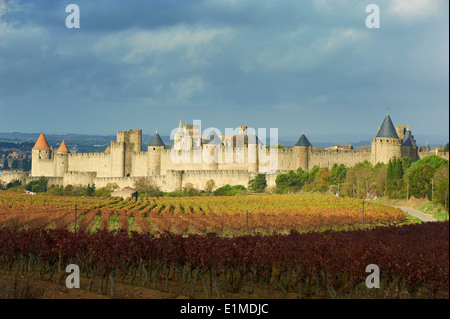 Frankreich, Departement Aude, mittelalterlichen Stadt Carcassonne Stockfoto