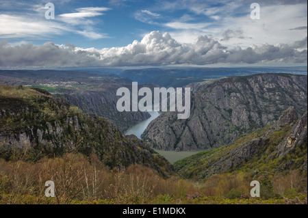 Canyon de Rio Sil in Galicien, Spanien Stockfoto