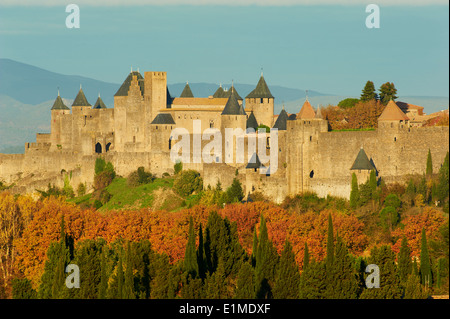 Frankreich, Departement Aude, mittelalterlichen Stadt Carcassonne Stockfoto