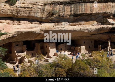 USA, Colorado, Mesa Verde Nationalpark, Spruce Tree House Stockfoto