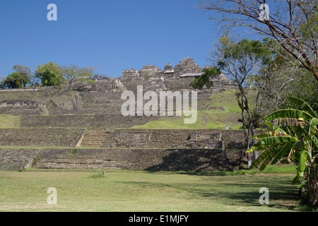 Mexiko, Chiapas, Tonina archäologische Zone, eine Maya-Stätte in der frühen klassischen Periode entwickelt Stockfoto