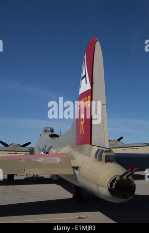 USA, Arizona, Marana, Marana Graduiertenkolleg Flughafen, Wings of Freedom Tour, Airshow, Boeing B17G Flying Fortress, eingeführt im Jahre 1938 Stockfoto