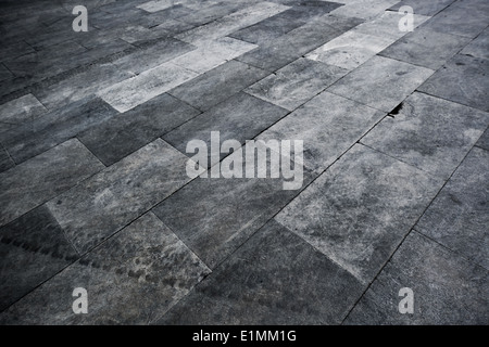 Städtischen Bürgersteig Hintergrund. Dunkel-Kontrastfarben. Stockfoto