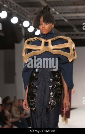 Student-Sammlungen vom Istituto Marangoni, Graduate Fashion Week GFW Stockfoto