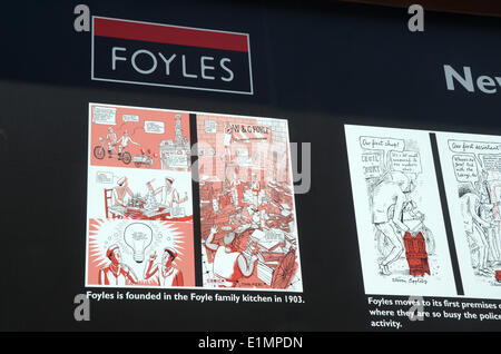 London, UK, 6. Juni 2014, Foyles Bookshop bereitet, an der London School of Fashion-Altbau zu bewegen. Das Foyles Grand Opening Festival feiert den neue Flagship-Store auf 107 Charing Cross Road mit drei Wochen Literatur und Kultur. Bildnachweis: JOHNNY ARMSTEAD/Alamy Live-Nachrichten Stockfoto