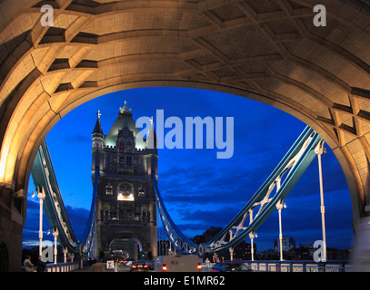 Großbritannien, England, London, Tower Bridge, Stockfoto