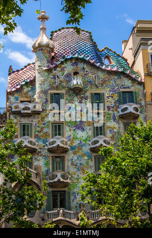 Casa Batlló, Barcelona Stockfoto