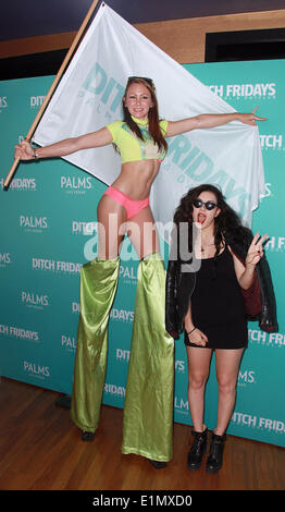 Las Vegas, Nevada, USA. 6. Juni 2014. Britische Singer/Songwriterin Charli XCX kommt am Graben freitags am 6. Juni 2014 im Palms Pool und Dayclub in Las Vegas, Nevada Credit durchführen: Marcel Thomas/ZUMAPRESS.com/Alamy Live News Stockfoto