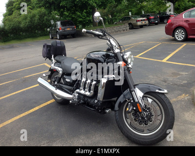 Triumph Rocket III Touring Bike. Stockfoto