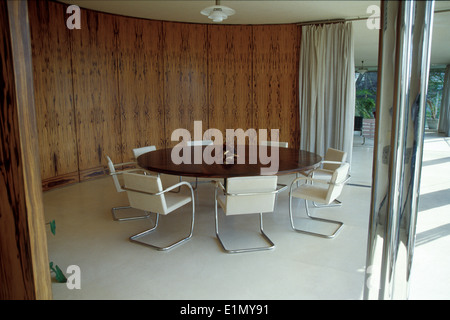 Villa Tugendhat, entworfen von Ludwig Mies van der Rohe (1928) in Brünn, Tschechien. Stockfoto