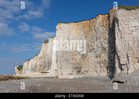 Klippen in Dieppe, Côte d ' d'Albatre, Haute-Normandie, Frankreich Stockfoto