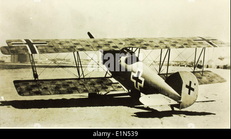 Die Pfalz D.. XII war ein deutsches Kampfflugzeug, das während des Ersten Weltkriegs eingesetzt wurde und für sein einzigartiges Design und seine Agilität bekannt war, und diente neben den bekannteren Albatros-Kampfflugzeugen in den Luftstreitkräften. Stockfoto