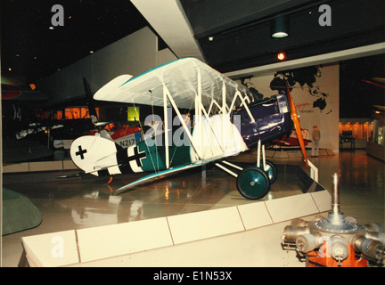 Die Pfalz D.. XII war ein deutsches Kampfflugzeug, das während des Ersten Weltkriegs eingesetzt wurde und für seine Stabilität und Feuerkraft bekannt war, und war eines der effektivsten Kampfflugzeuge im zweiten Teil des Krieges. Stockfoto