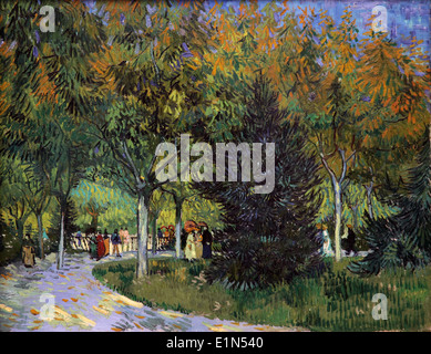 Vincent van Gogh (1853–1890) Pfad in der Park.september (1888).A Lane in the Public Garden at Arles Stockfoto