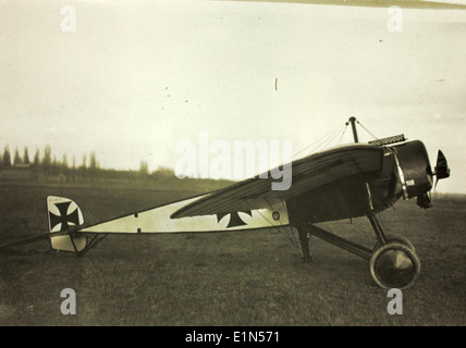 Die Pfalz E.. II war ein Kampfflugzeug aus dem Ersten Weltkrieg, das für sein einzigartiges Design und seine Leistung bekannt ist. Sie wurde 1916 vor allem von den Luftstreitkräften für Luftkampf- und Aufklärungseinsätze eingesetzt. Stockfoto